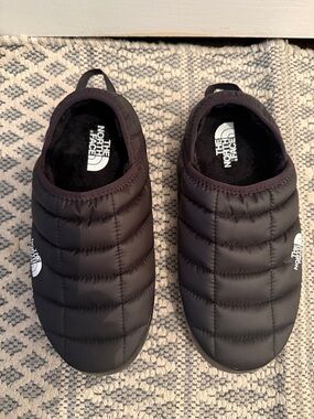 The North Face Black Quilted Thermoball Slip-On Mules